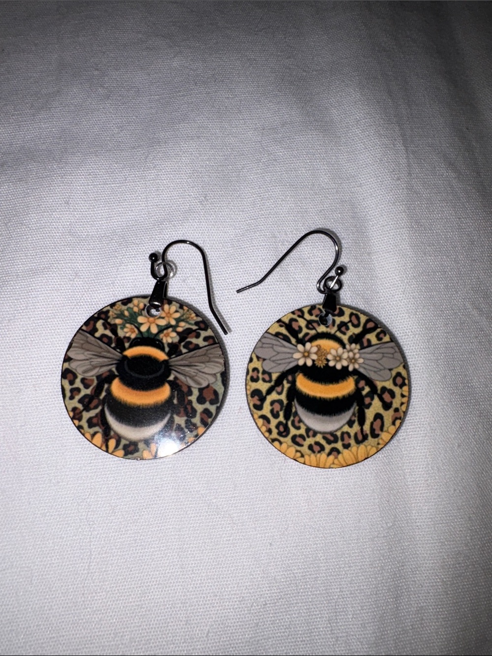 Bumblebee earrings
